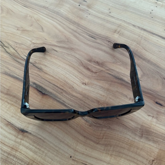 Quay Australia Tortoise Shell Sunglasses with Gold Accents - Picture 3 of 6